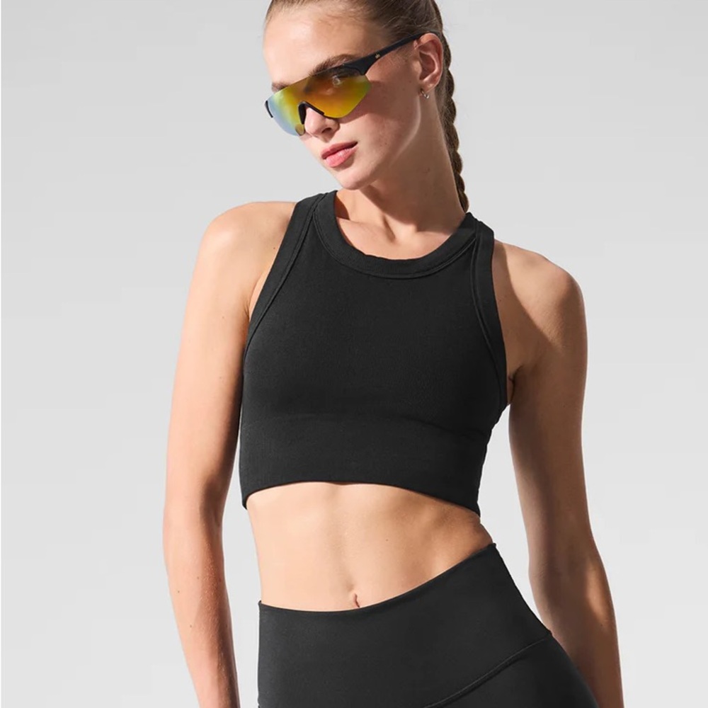 Alo Seamless Delight High Neck Bra